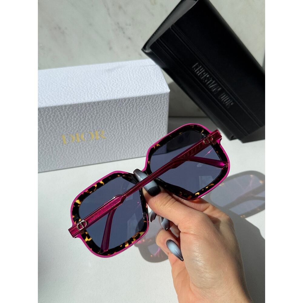 NEW Dior DiorHighlight S1I Sunglasses in Havana Pink $490 - Picture 3 of 7